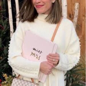 H&M Sweater with Pearlescent Beads Size S